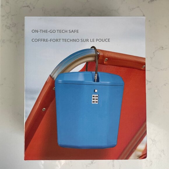 The Source On The Go Durable Portable Tech Safe w Heavy Duty Steel Cable NIB - Picture 4 of 4